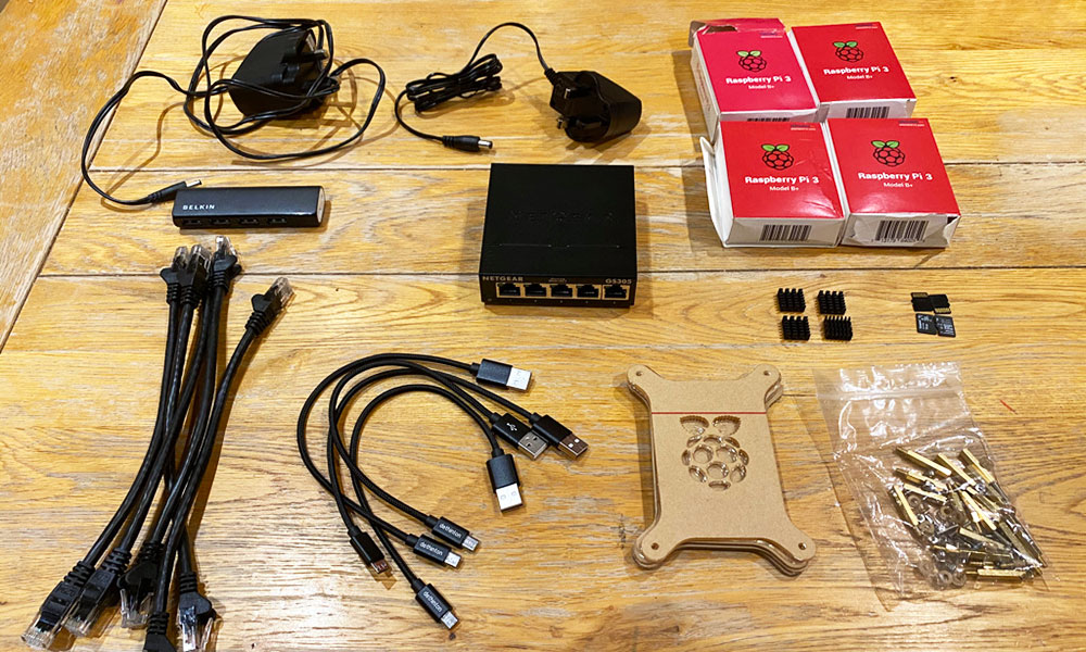 The individual hardware components